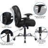 Flash Furniture HERCULES Series Black 400LB Mid-Back Chair, Model# GO-2032-GG 4