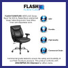 Flash Furniture HERCULES Series Black 400LB Mid-Back Chair, Model# GO-2073-LEA-GG 3