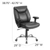 Flash Furniture HERCULES Series Black 400LB Mid-Back Chair, Model# GO-2073-LEA-GG 5