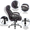 Flash Furniture HERCULES Series Black 500LB High Back Chair, Model# GO-2092M-1-BK-GG 4