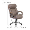 Flash Furniture HERCULES Series Taupe 500LB High Back Chair, Model# GO-2092M-1-TP-GG 5