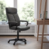 Flash Furniture Black High Back Leather Chair, Model# GO-2196-1-GG 2