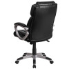 Flash Furniture Black Mid-Back Leather Chair, Model# GO-2236M-BK-GG 6