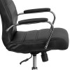 Flash Furniture Black High Back Leather Chair, Model# GO-2286H-BK-GG 7
