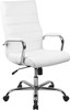 Flash Furniture White High Back Leather Chair, Model# GO-2286H-WH-GG
