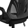 Flash Furniture Black Mid-Back Task Mesh Chair, Model# GO-WY-82-GG 7