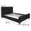 Flash Furniture Tribeca Full Platform Bed-Black, Model# HG-22-GG 3