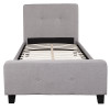 Flash Furniture Tribeca Twin Platform Bed-Light Gray, Model# HG-25-GG 4