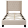 Flash Furniture Riverdale Twin Platform Bed-Beige, Model# HG-33-GG 4
