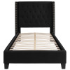 Flash Furniture Riverdale Twin Platform Bed-Black, Model# HG-37-GG 4