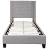 Flash Furniture Riverdale Twin Platform Bed-Light Gray, Model# HG-41-GG 4