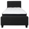 Flash Furniture Tribeca Twin Platform Bed Set-Black, Model# HG-BM-21-GG 4