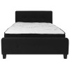 Flash Furniture Tribeca Full Platform Bed Set-Black, Model# HG-BM-22-GG 4