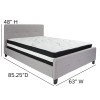 Flash Furniture Tribeca Queen Platform Bed Set-Gray, Model# HG-BM-27-GG 3