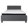 Flash Furniture Tribeca Queen Platform Bed Set-Gray, Model# HG-BM-31-GG 4