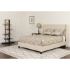 Flash Furniture Riverdale Full Platform Bed Set-Beige, Model# HG-BM-34-GG 2