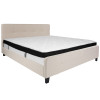 Flash Furniture Tribeca King Platform Bed Set-Beige, Model# HG-BMF-20-GG
