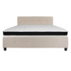 Flash Furniture Tribeca King Platform Bed Set-Beige, Model# HG-BMF-20-GG 4