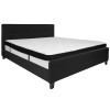Flash Furniture Tribeca King Platform Bed Set-Black, Model# HG-BMF-24-GG