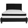 Flash Furniture Riverdale Queen Platform Bed Set-Black, Model# HG-BMF-39-GG 4