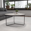 Flash Furniture Providence Collection Faux Concrete Coffee Table, Model# HG-CT315-800X400-GG 2