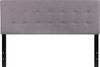 Flash Furniture Bedford Queen Headboard-Gray Fabric, Model# HG-HB1704-Q-LG-GG 6