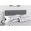 Flash Furniture Bedford Twin Headboard-Gray Fabric, Model# HG-HB1704-T-DG-GG 2