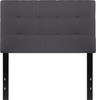 Flash Furniture Bedford Twin Headboard-Gray Fabric, Model# HG-HB1704-T-DG-GG 6