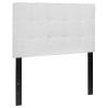 Flash Furniture Bedford Twin Headboard-White Fabric, Model# HG-HB1704-T-W-GG