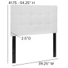 Flash Furniture Bedford Twin Headboard-White Fabric, Model# HG-HB1704-T-W-GG 3