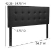Flash Furniture Lennox Full Headboard-Black Vinyl, Model# HG-HB1705-F-BK-GG 4