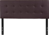 Flash Furniture Lennox Full Headboard-Brown Vinyl, Model# HG-HB1705-F-BR-GG 4