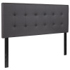 Flash Furniture Lennox Full Headboard-Gray Vinyl, Model# HG-HB1705-F-GY-GG