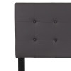 Flash Furniture Lennox Full Headboard-Gray Vinyl, Model# HG-HB1705-F-GY-GG 5