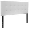 Flash Furniture Lennox Full Headboard-White Vinyl, Model# HG-HB1705-F-W-GG