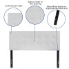 Flash Furniture Lennox Full Headboard-White Vinyl, Model# HG-HB1705-F-W-GG 3