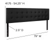 Flash Furniture Lennox King Headboard-Black Vinyl, Model# HG-HB1705-K-BK-GG 3