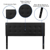 Flash Furniture Lennox Queen Headboard-Black Vinyl, Model# HG-HB1705-Q-BK-GG 3