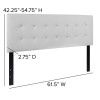 Flash Furniture Lennox Queen Headboard-White Vinyl, Model# HG-HB1705-Q-W-GG 3