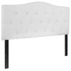 Flash Furniture Cambridge Full Headboard-White Fabric, Model# HG-HB1708-F-W-GG