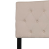 Flash Furniture Cambridge King Headboard-Beige Fabric, Model# HG-HB1708-K-B-GG 6