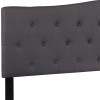 Flash Furniture Cambridge King Headboard-Gray Fabric, Model# HG-HB1708-K-DG-GG 6