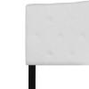 Flash Furniture Cambridge King Headboard-White Fabric, Model# HG-HB1708-K-W-GG 4