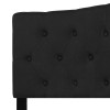 Flash Furniture Cambridge Queen Headboard-Black Fabric, Model# HG-HB1708-Q-BK-GG 7