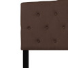 Flash Furniture Cambridge Queen Headboard-Brown Fabric, Model# HG-HB1708-Q-DBR-GG 5