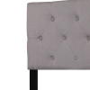 Flash Furniture Cambridge Queen Headboard-Gray Fabric, Model# HG-HB1708-Q-LG-GG 7