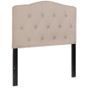 Flash Furniture Cambridge Twin Headboard-Beige Fabric, Model# HG-HB1708-T-B-GG