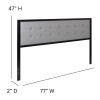 Flash Furniture Bristol King Light Gray Headboard, Model# HG-HB1725-K-LG-GG 4