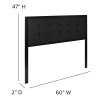 Flash Furniture Bristol Queen Black Headboard, Model# HG-HB1725-Q-BK-GG 4