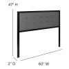 Flash Furniture Bristol Queen Dark Gray Headboard, Model# HG-HB1725-Q-DG-GG 4